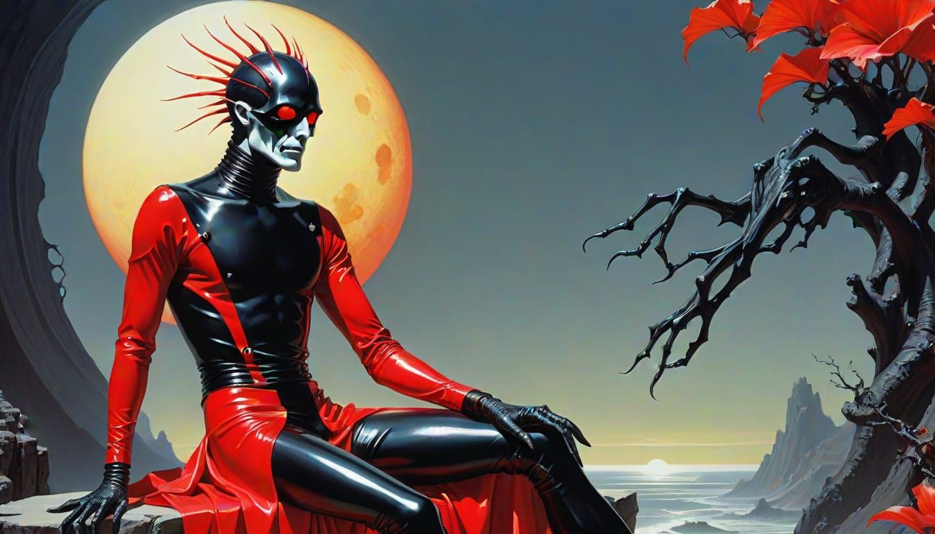 Ghoul Spins New Sun in Whimsical Cosmic Scene