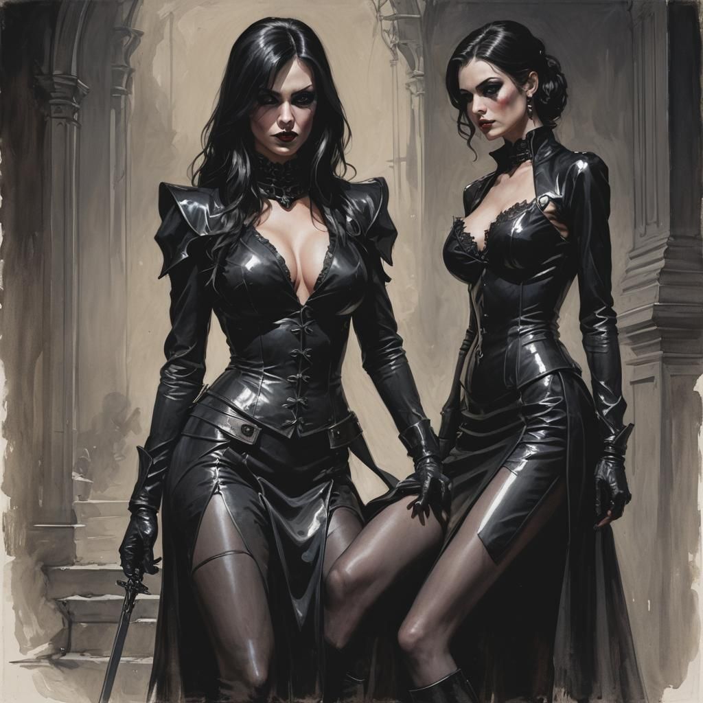 Sinister Domination: A Dark Fantasy Scene