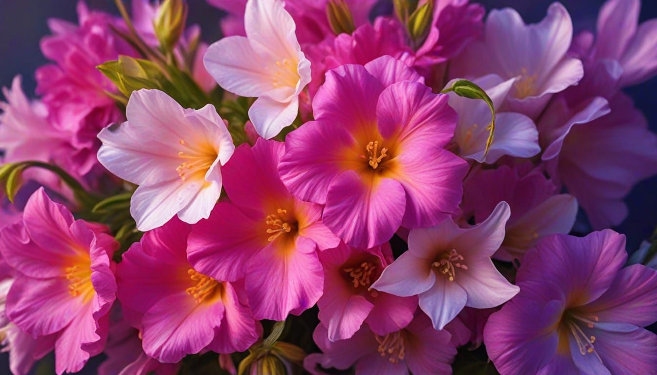 Surreal Floral Arrangement in Expressionist Style