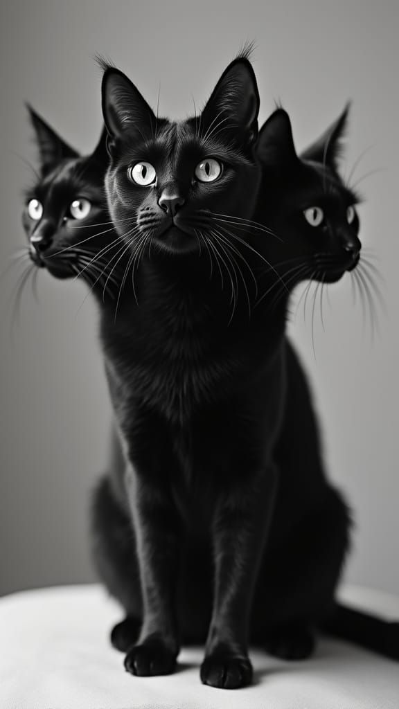 Three-Headed Cat: A Surreal Gothic Fantasy