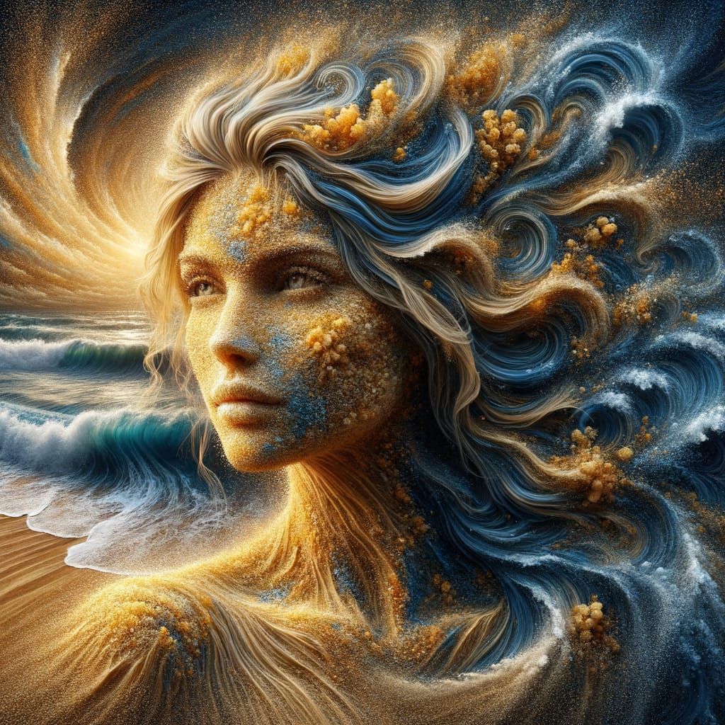 Golden Goddess of the Ocean