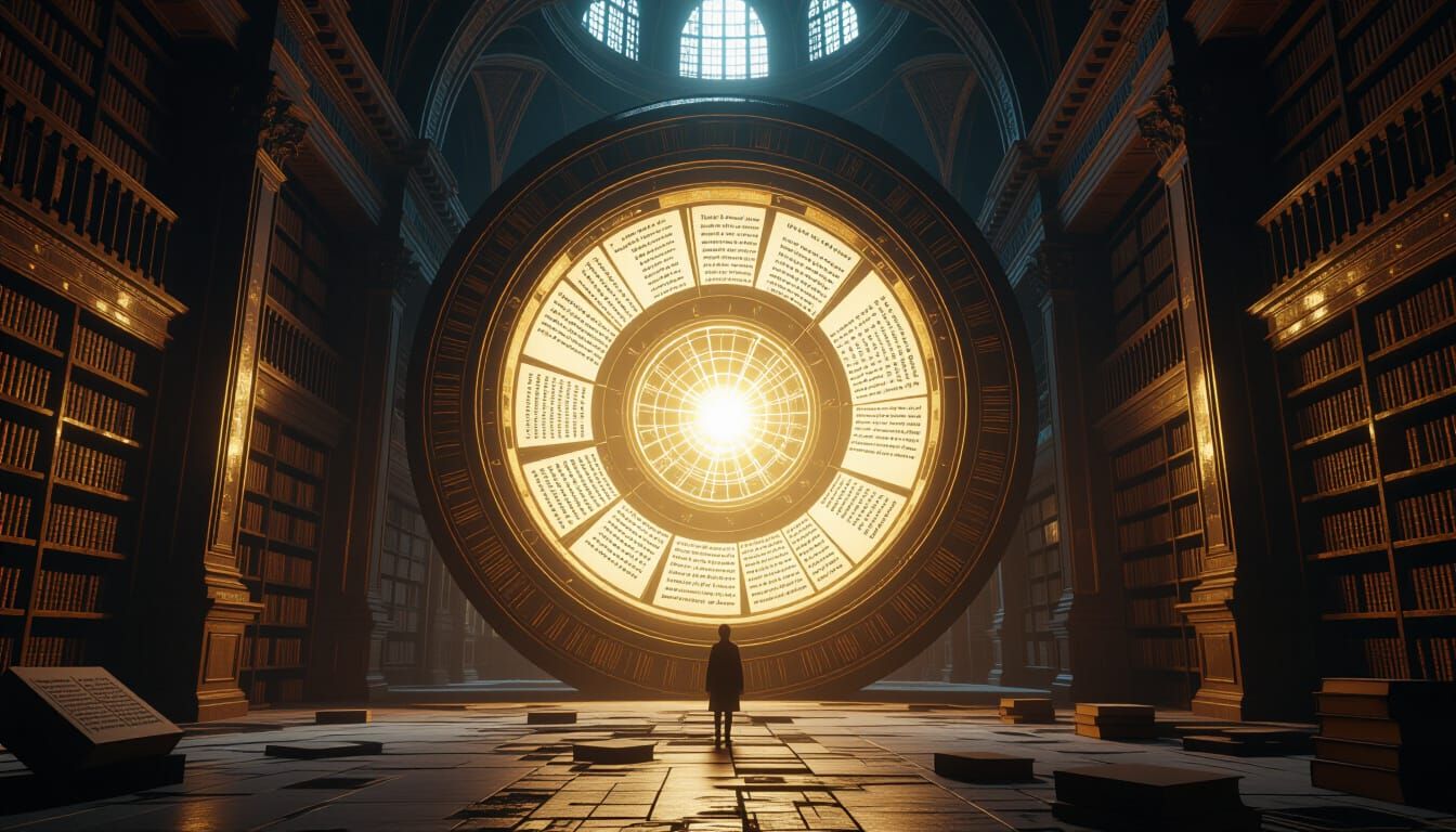 Colossal Book Portal in Infinite Library