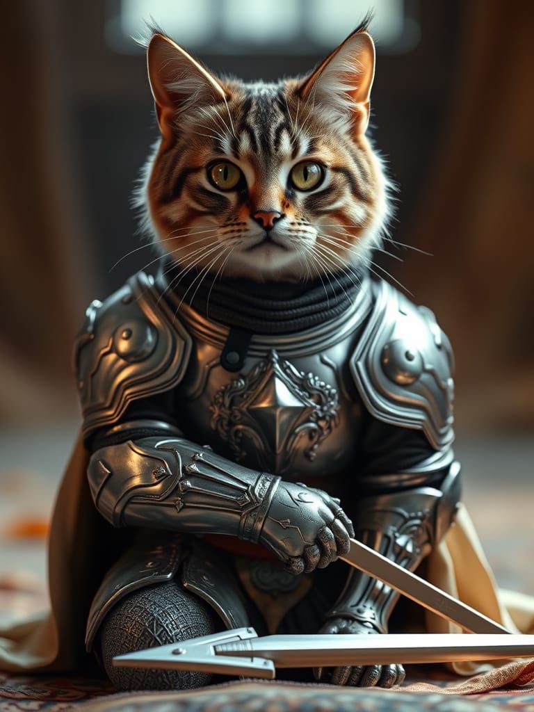 Cat knight