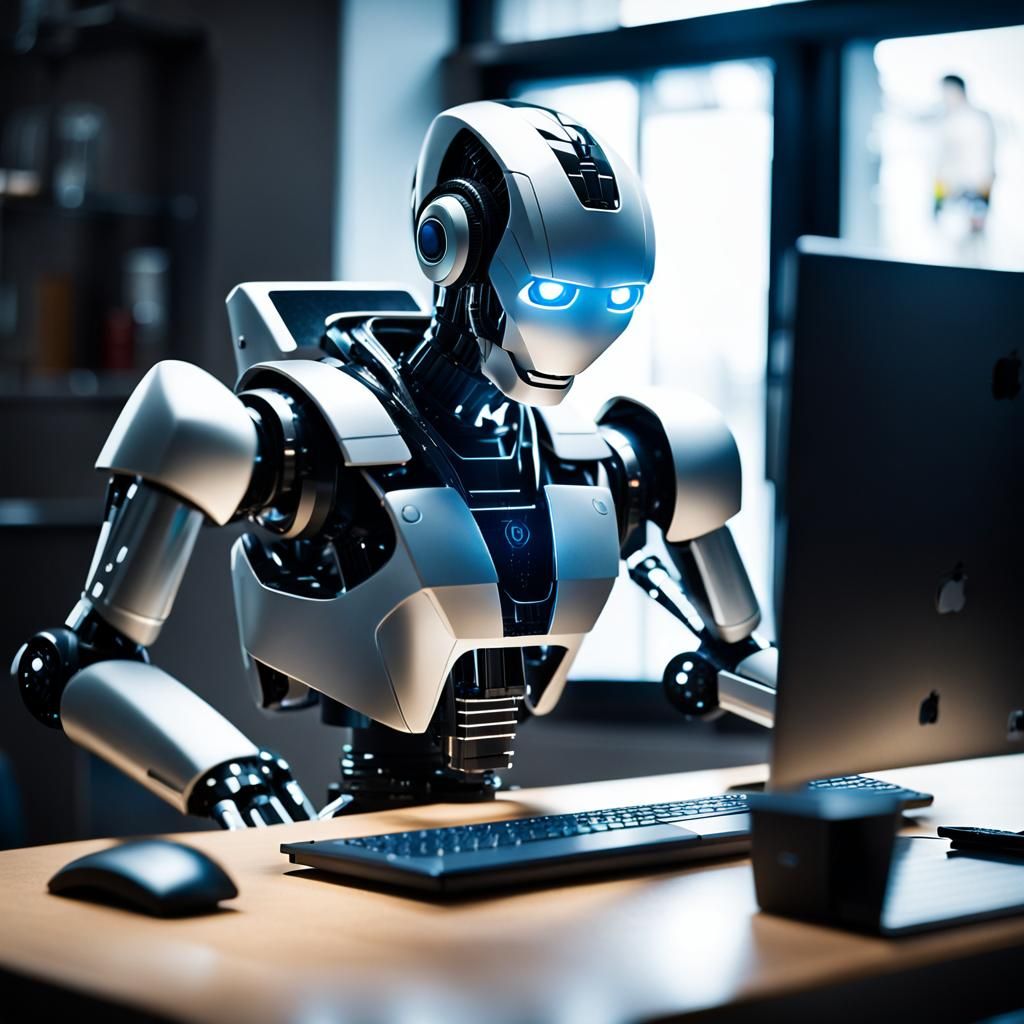 Robot Creating Images: Professional Photography