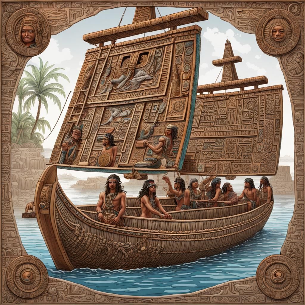 Aztec Fishing Boat in the Information Age