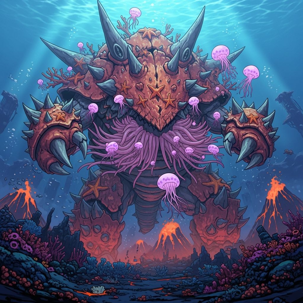 Colossal Coraijus Kaiju in Vibrant Cinematic Scene