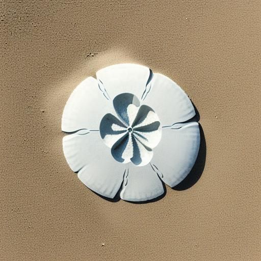 Elegant Sand Dollar Digital Art