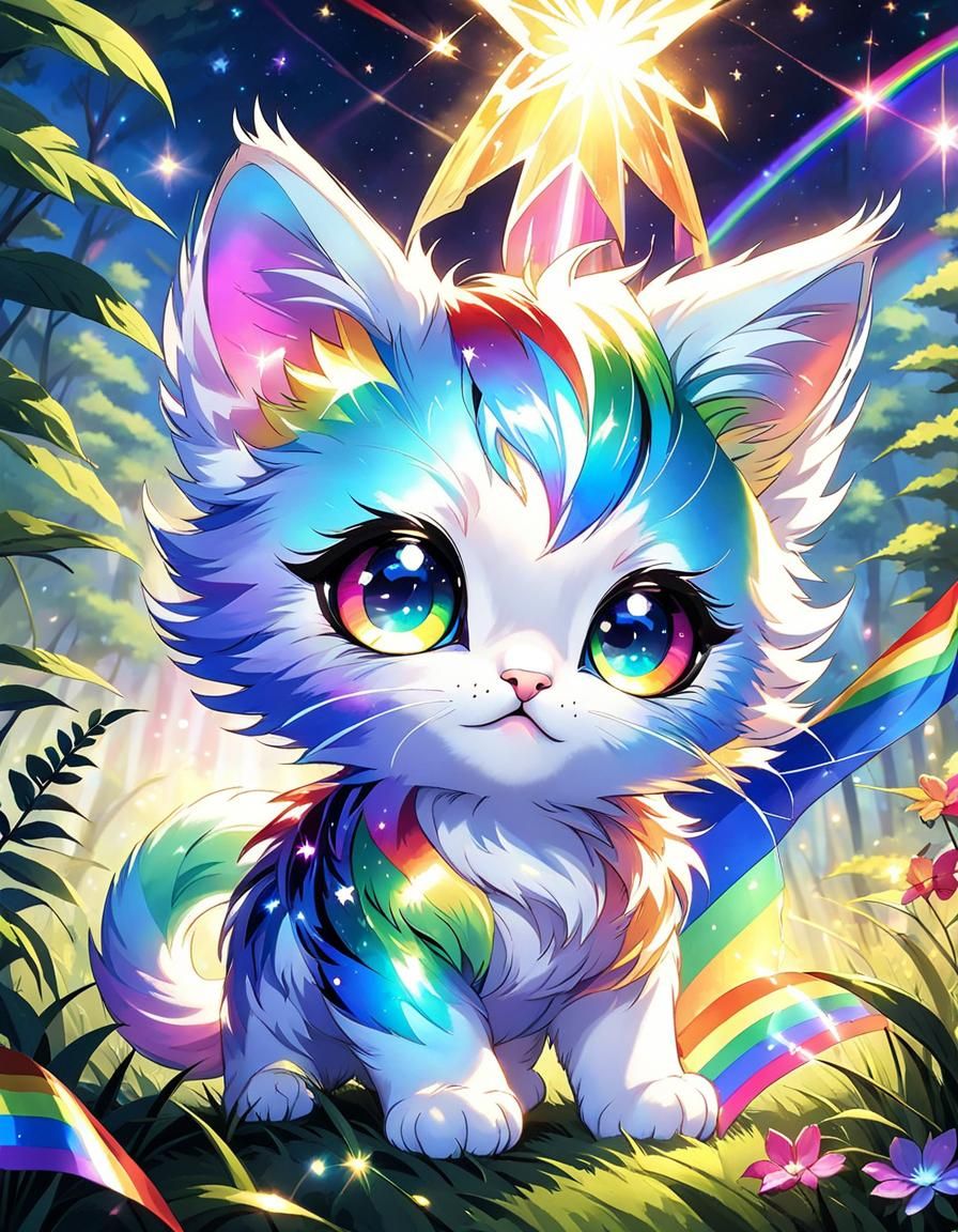 Rainbow Kitty