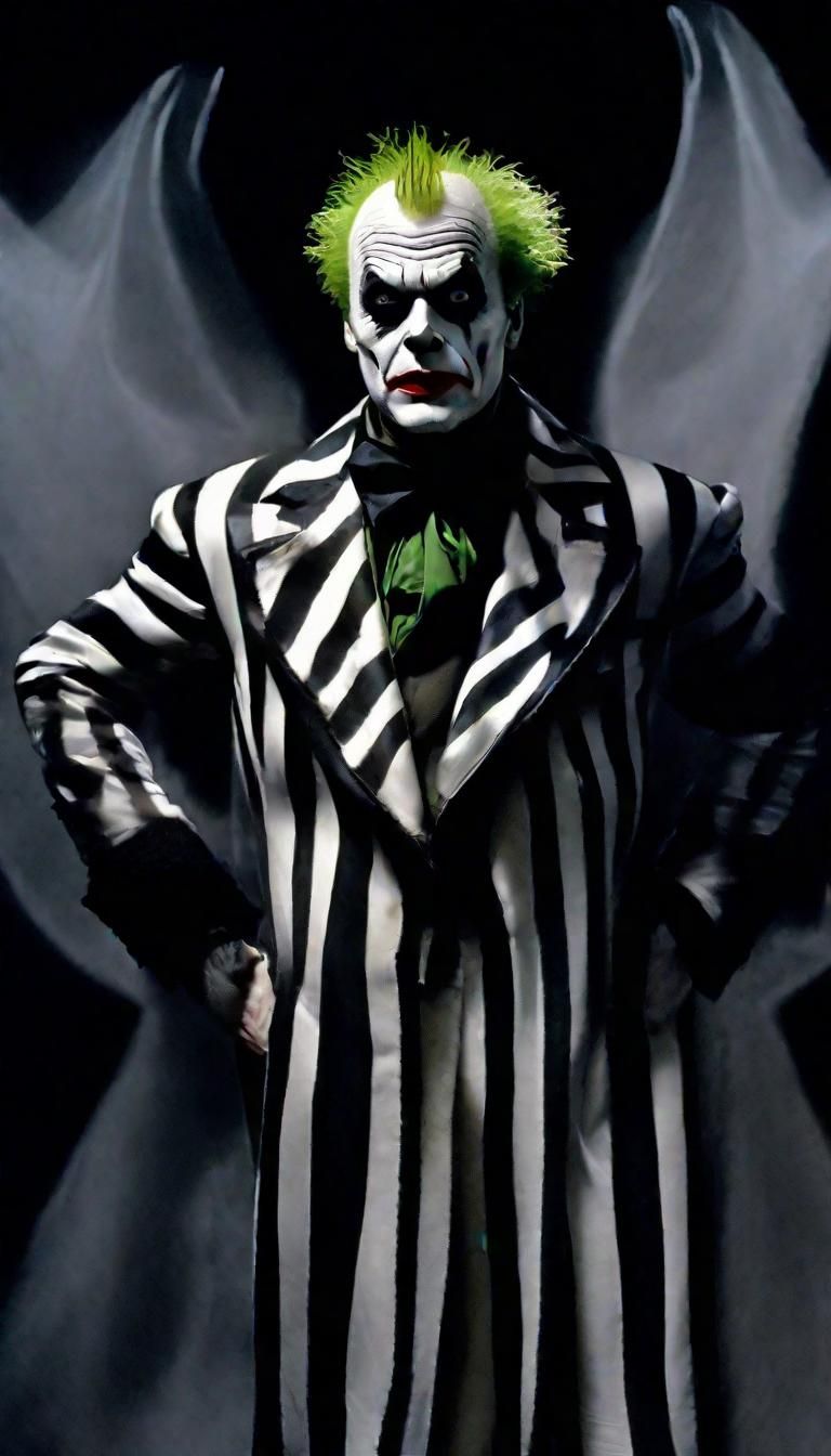 Michael Keaton as Beetlejuice Batman: Hyperrealistic Renderi...