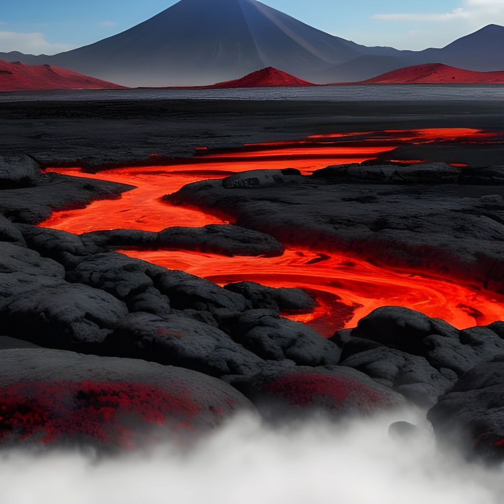 Molten Magma Flowing