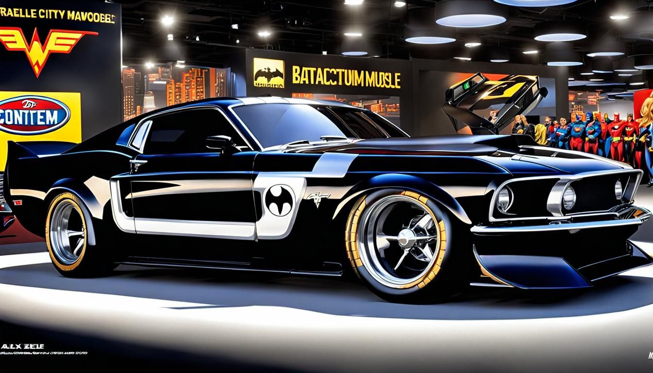 Gotham City Muscle: Batmobile Ford Mustang Boss 351