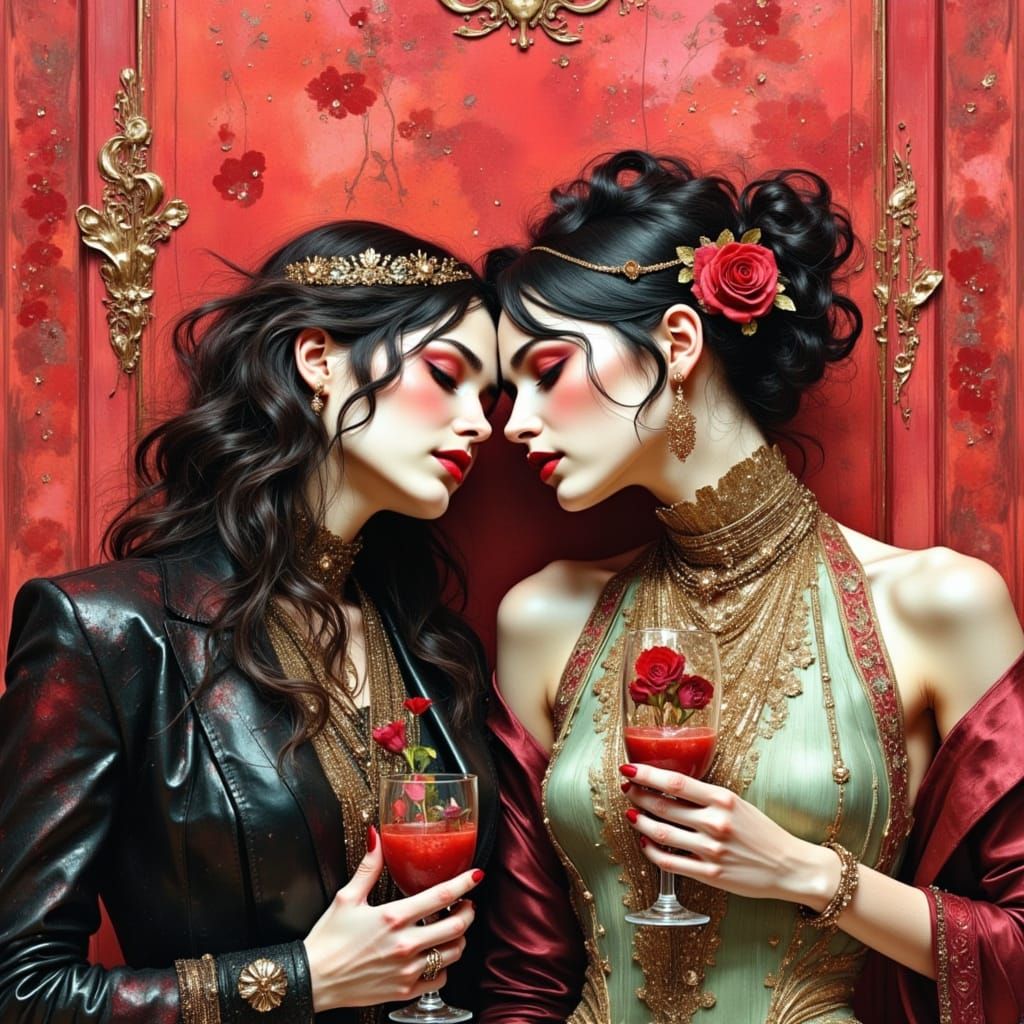 Love's Ownership Expressed in Abstract Art