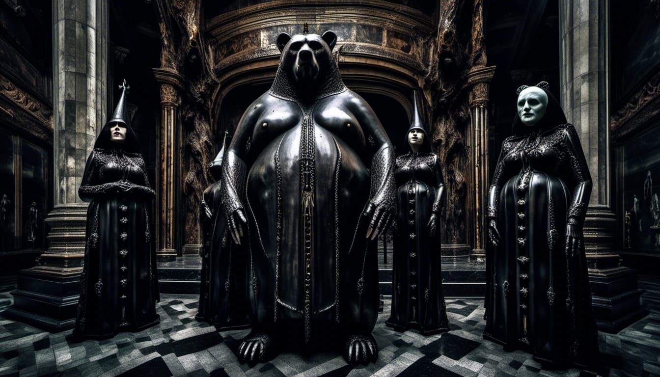 Obese Bear Pope's Macabre Marriage Ceremony
