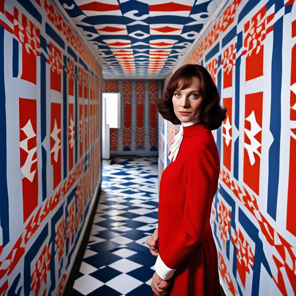 Jessica Harper Portrait in Expressionistic Argento Style