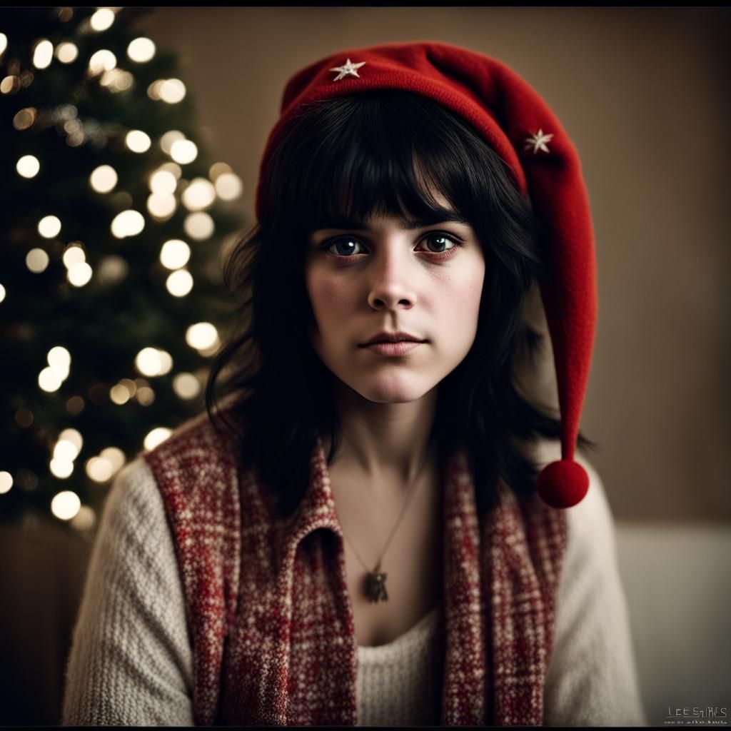 Young Linda Ronstadt Portrait in Ambient Light