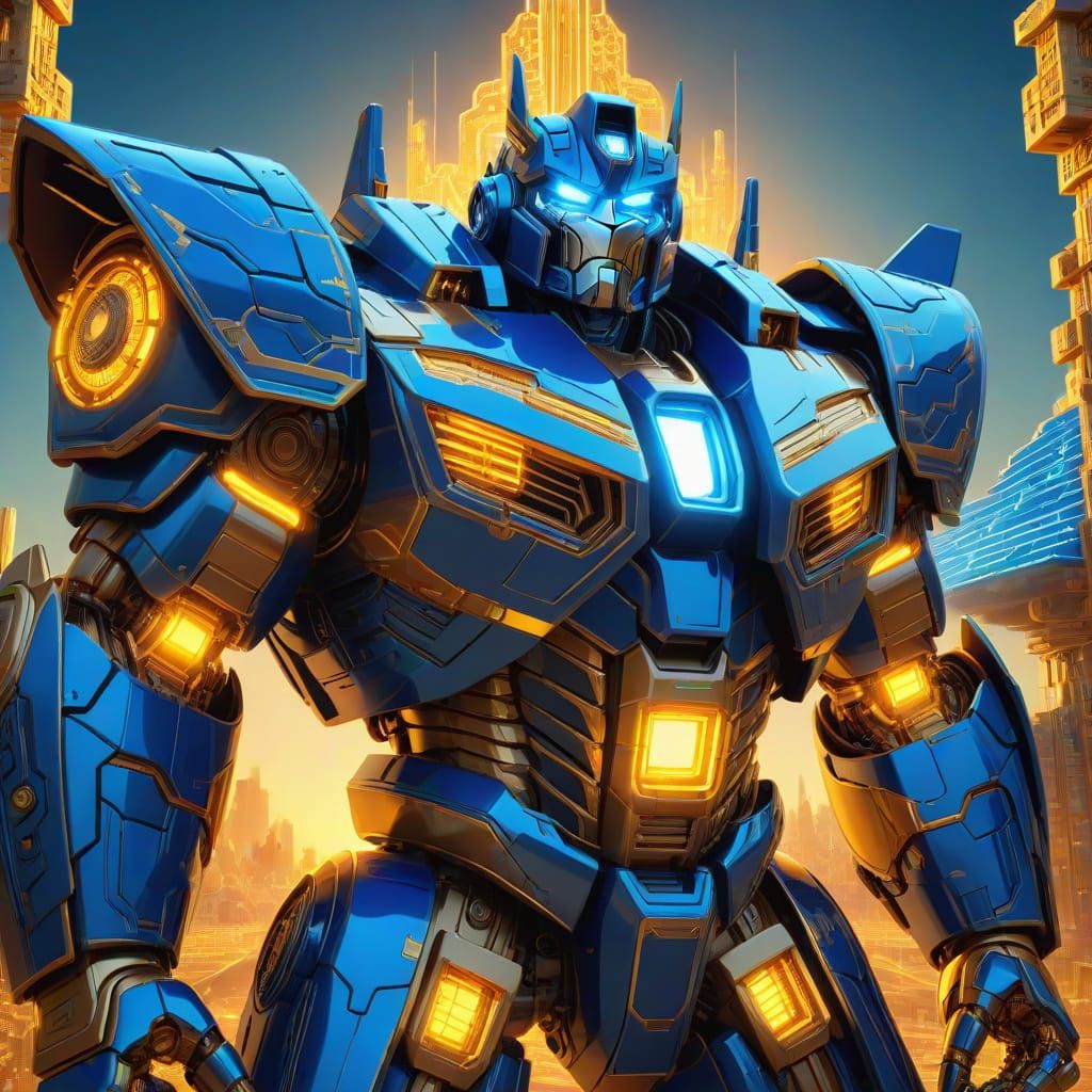 Transformer Ironhide in Michael Parkes Style