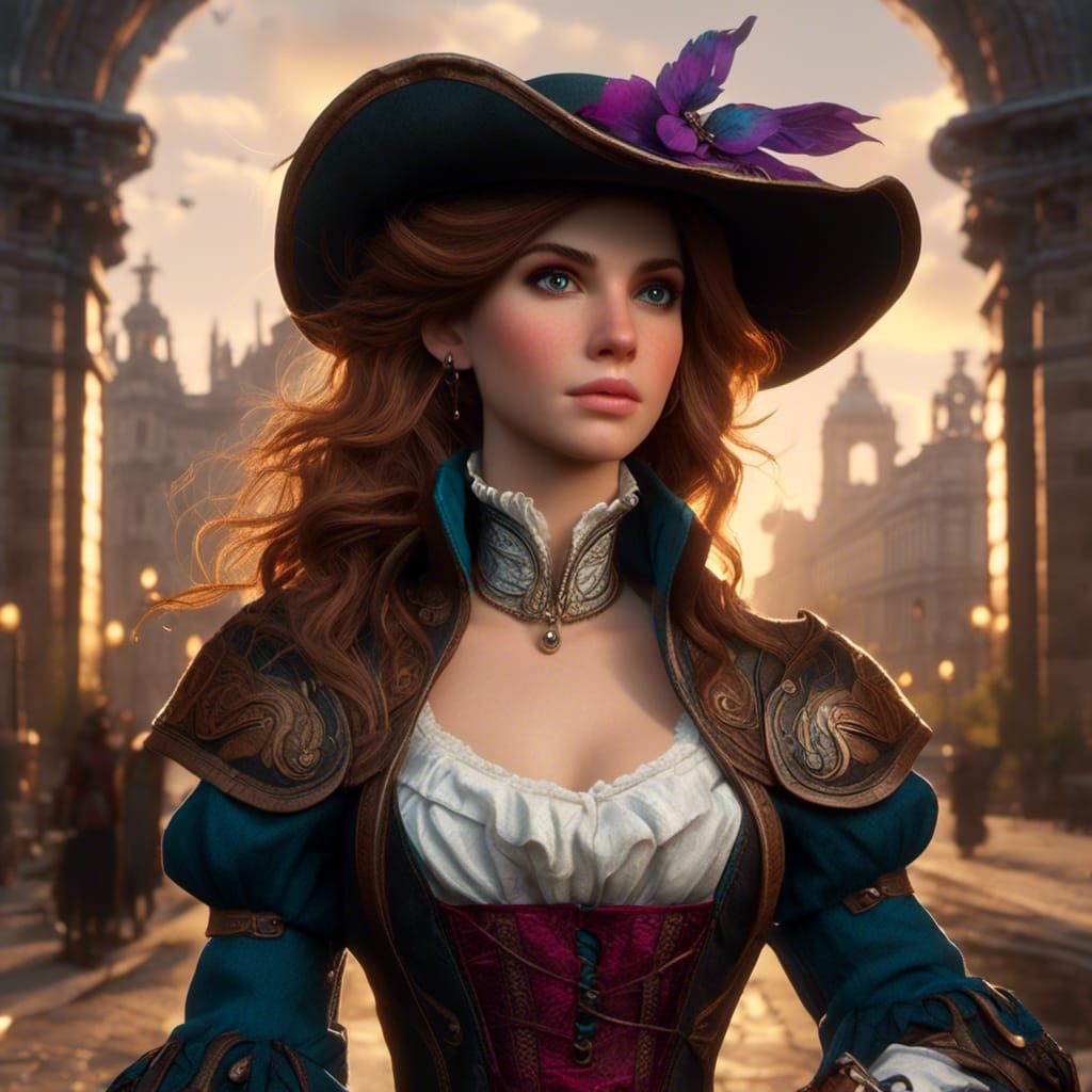 Anna Kendrick as a Musketeer in Madrid