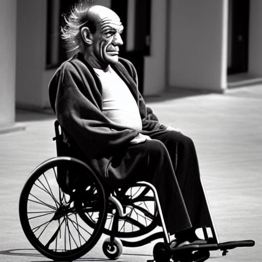 Hector Salamanca in Wheelchair Portrait