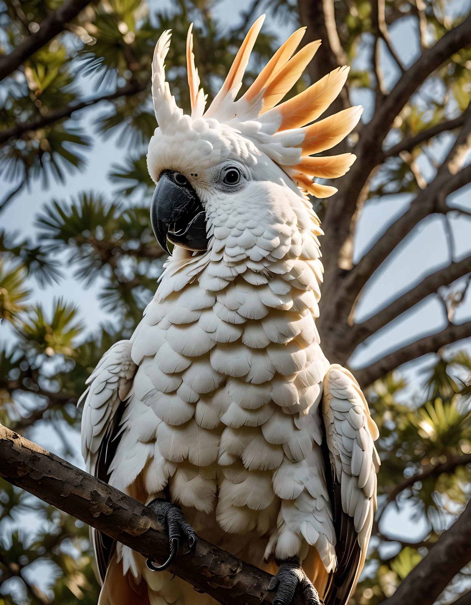 A beautiful cockatoo passing through your feed to brighten your day.