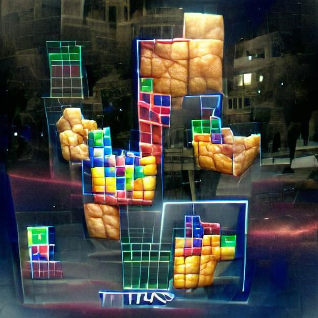 Four-Dimensional Tetris: An AI Generated Concept