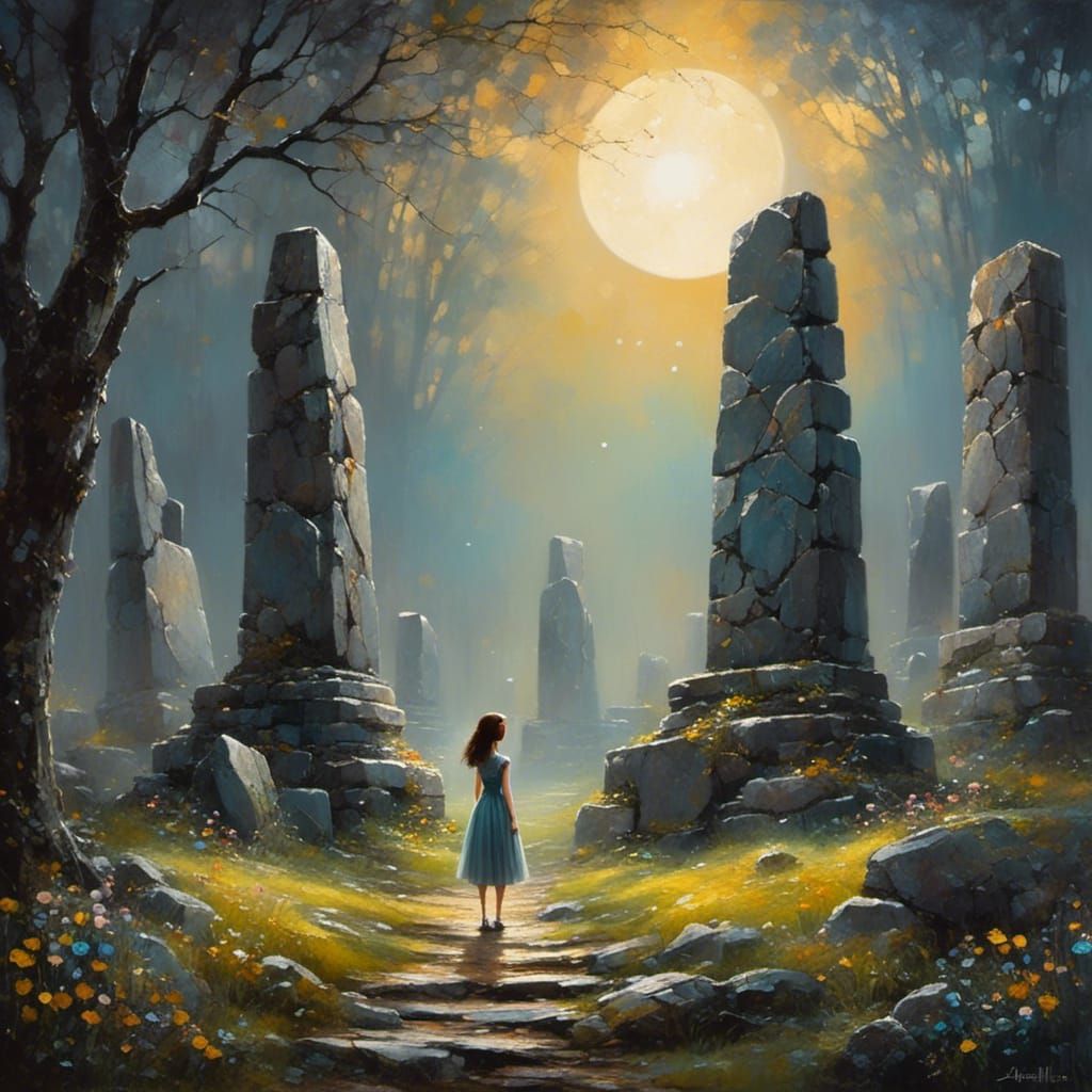 Claire Fraser at Standing Stones in Pop Surrealism