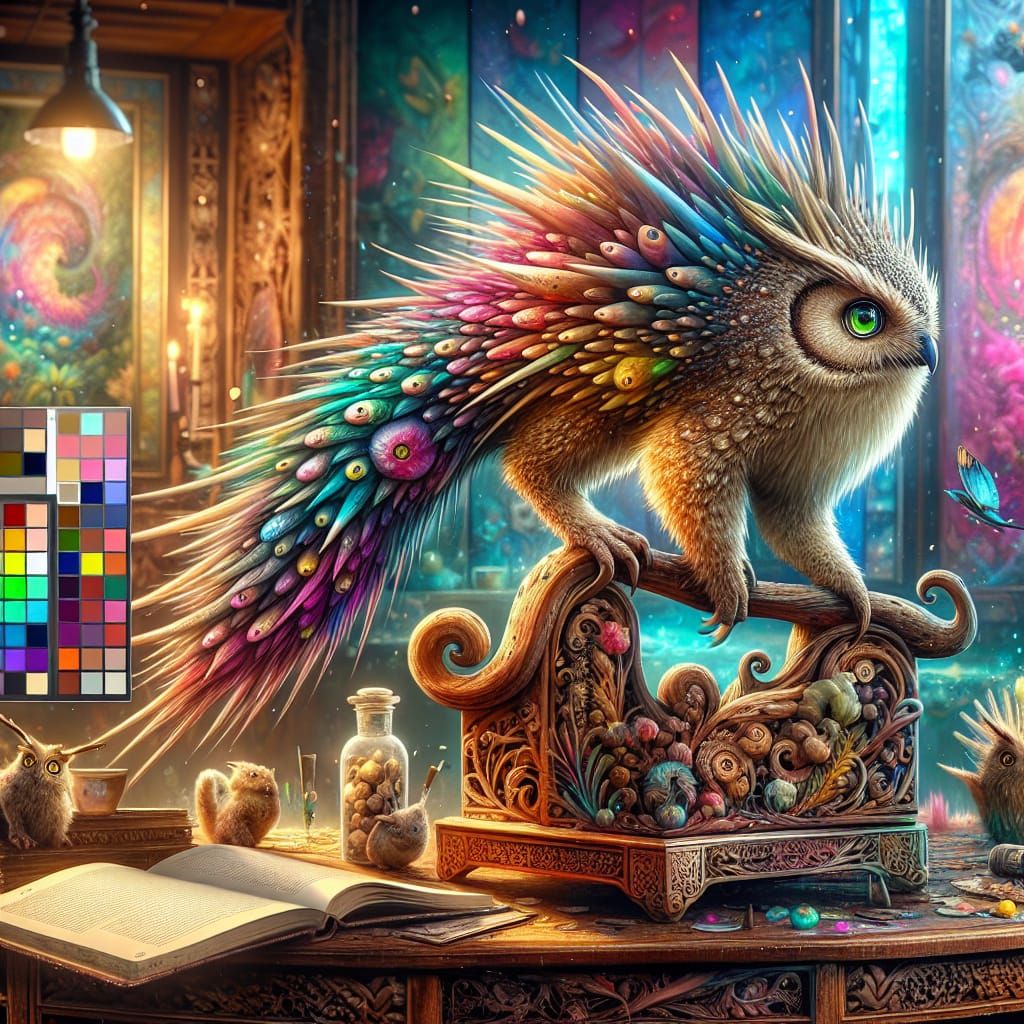 Storybook Creature Concept Art in Hyperrealism