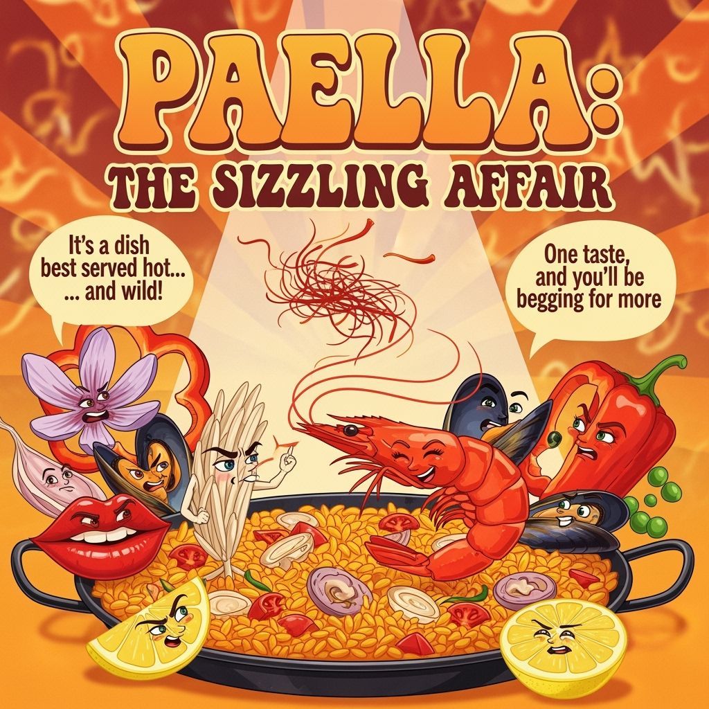 Paella: A Retro Film Poster Parody