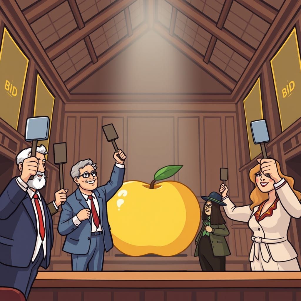 Wealthy Collectors Bid on Rare Fruit at Auction