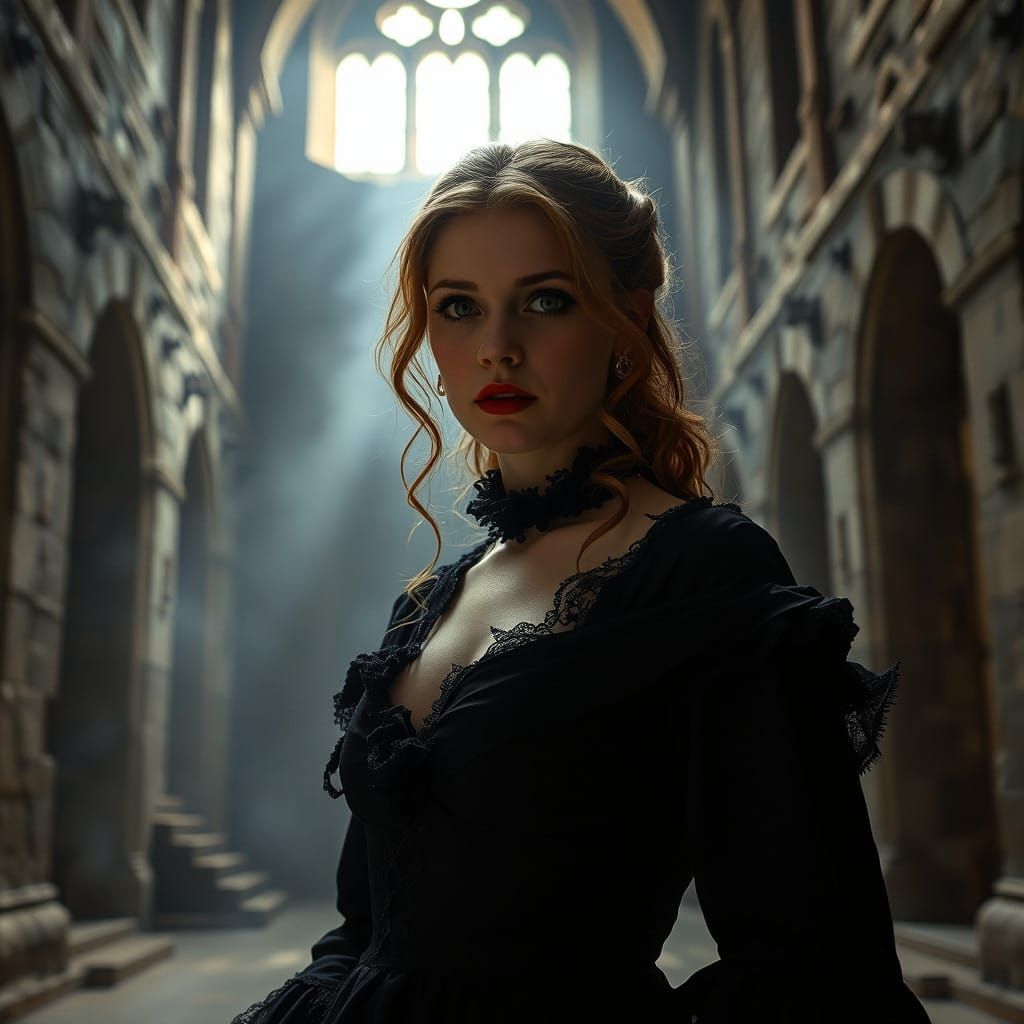 Gothic Vampire Maiden in EC Comic Splendor