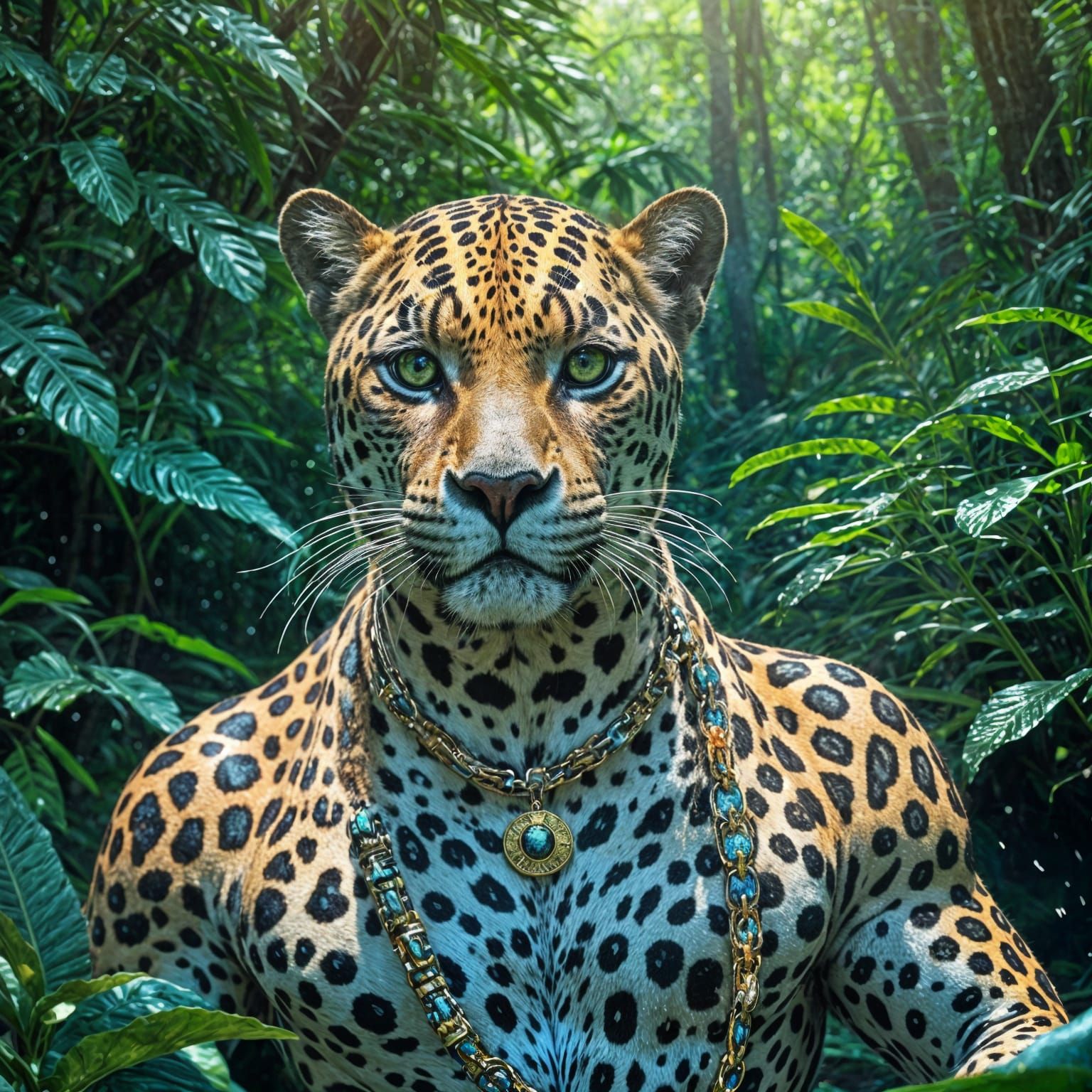Panther in Crystal Waters