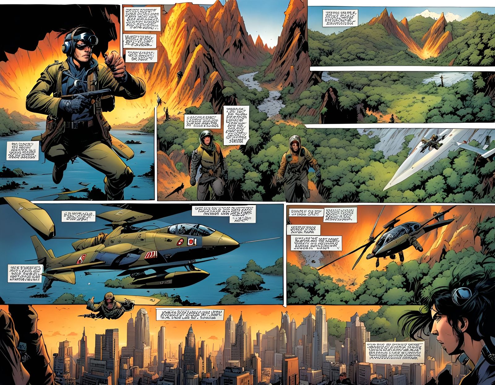 Comic Book Team Infiltrates Villain's Volcano Lair