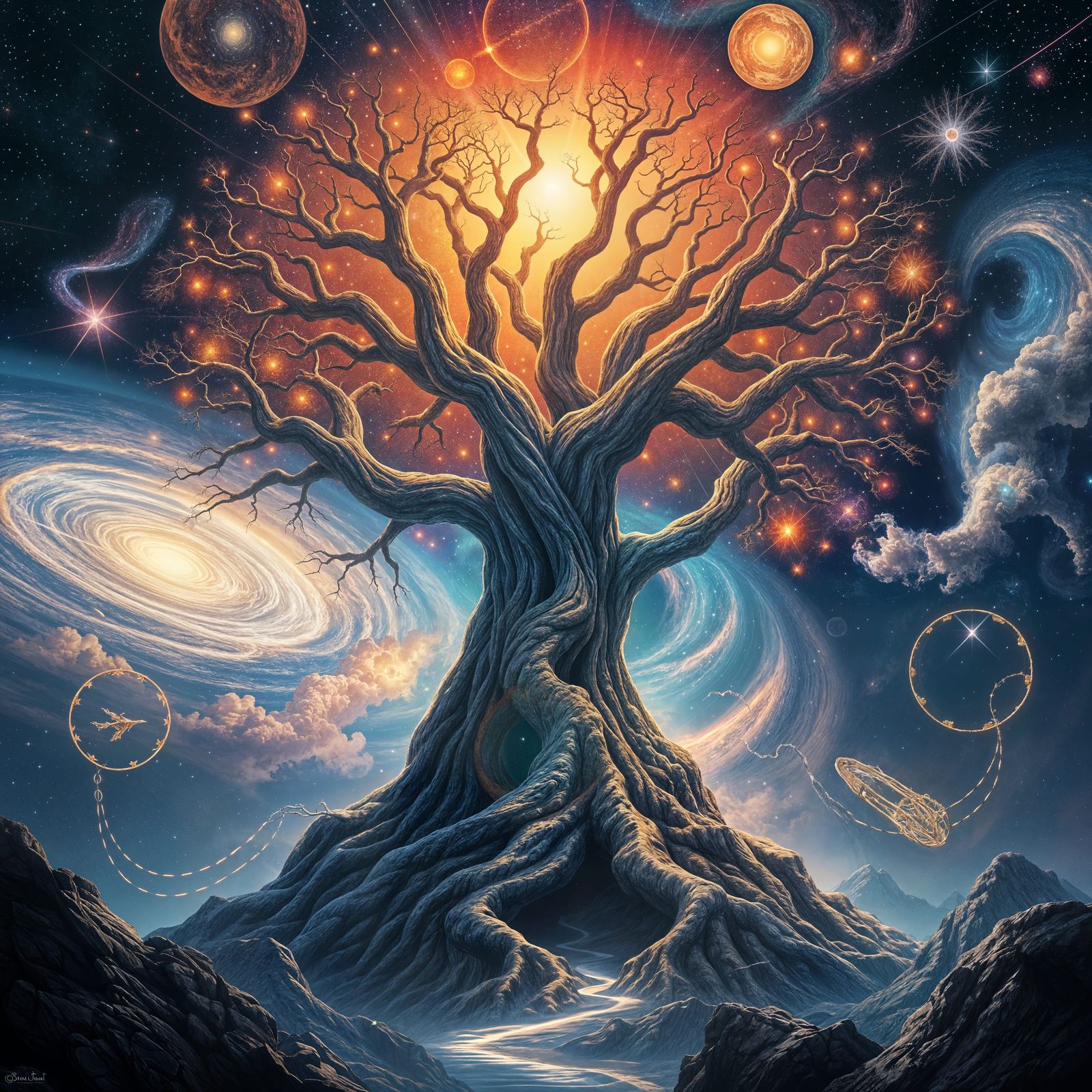 Cosmic Tree of Norse Mythology