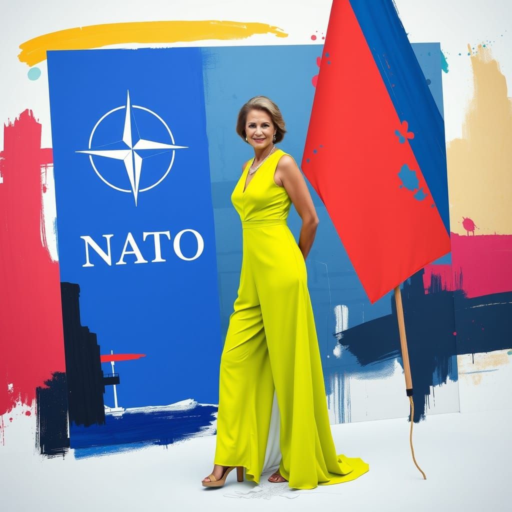 Queen Máxima's Vibrant Style at NATO Summit