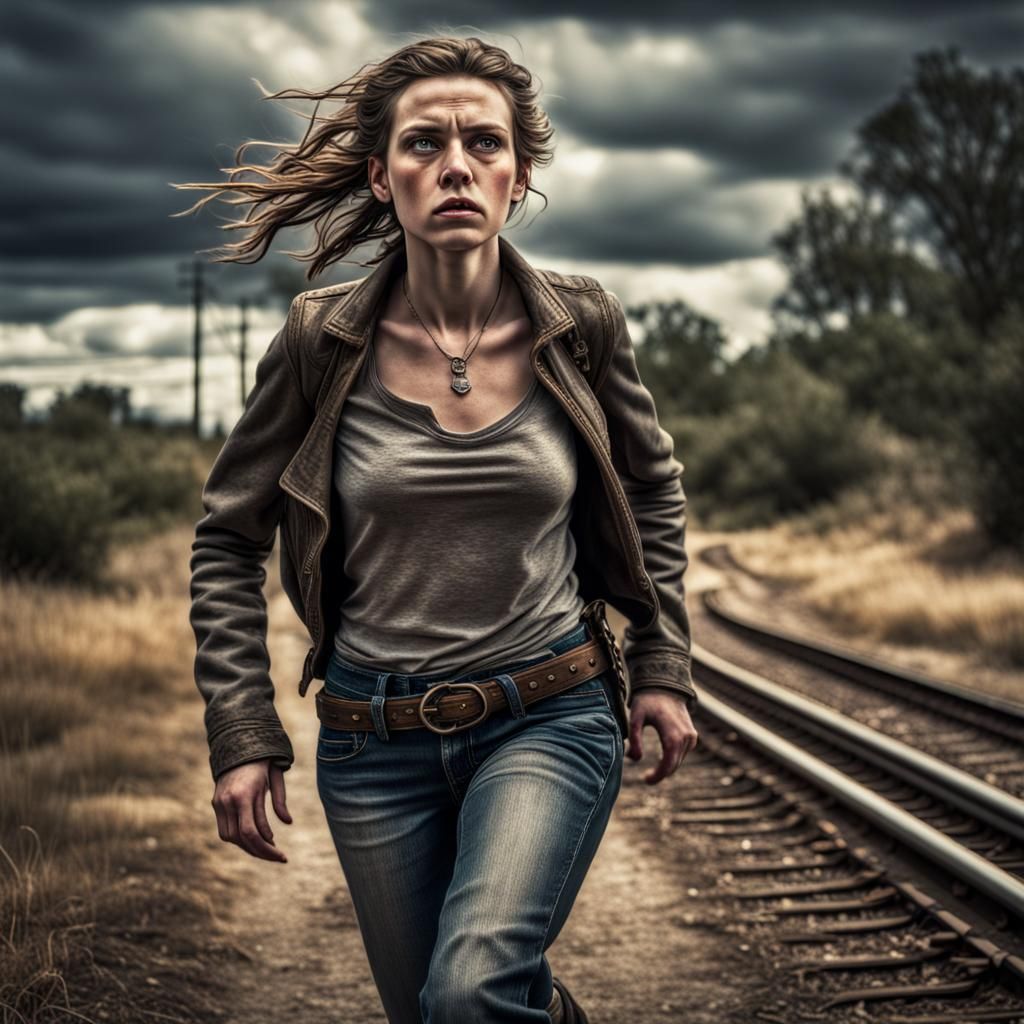 Hyperrealistic Fantasy Portrait of Runaway Ruth