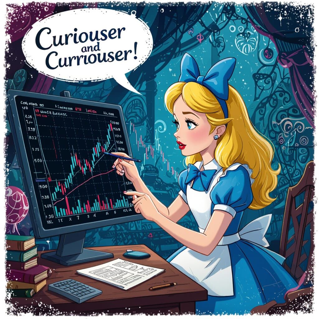 Alice in Wonderland Ventures into High Finance