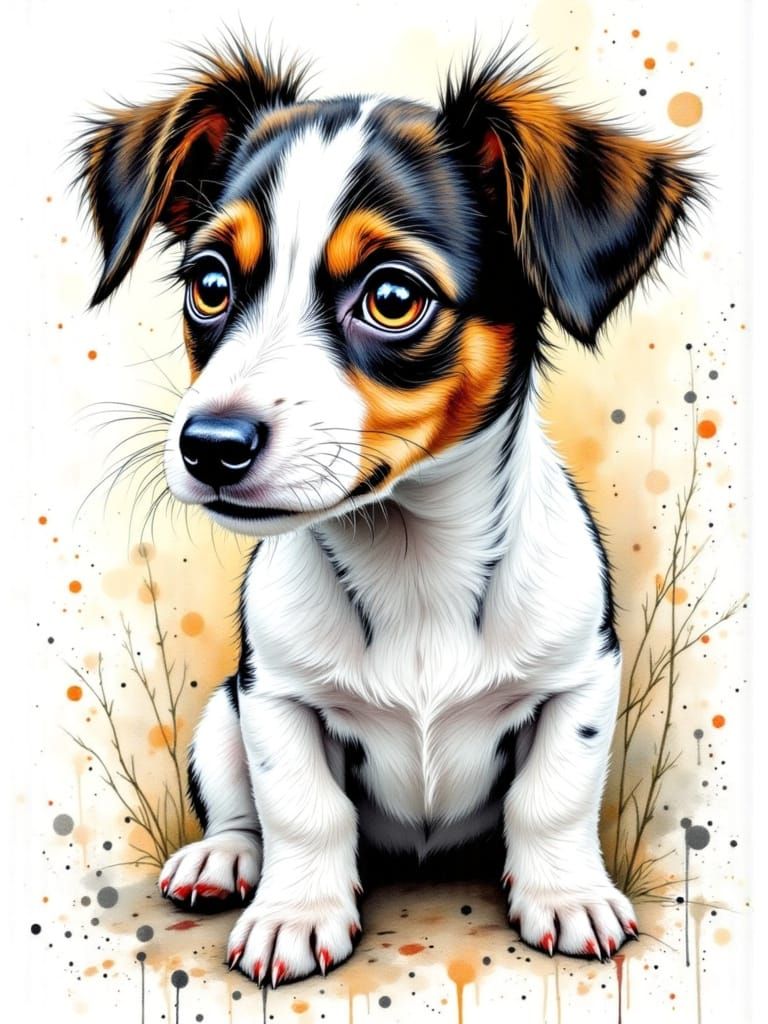 Jack Russell pawtrait