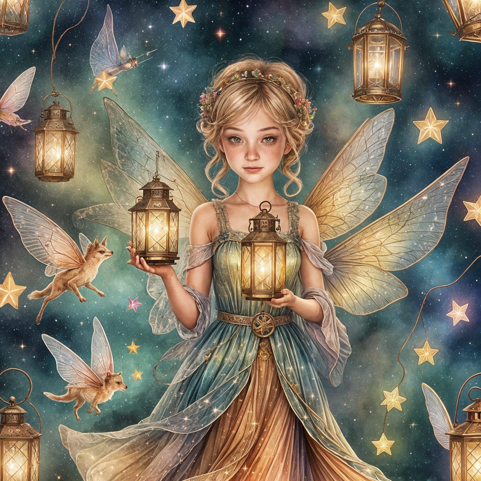 Fairy Lantern: Starlight Illumination in Astral Art