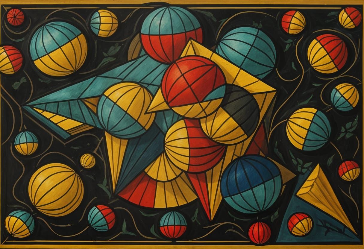 Elegant Art Deco Abstract Design