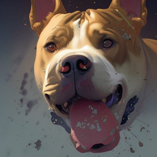 Chow Chows Versus Pitbulls Rugby Match