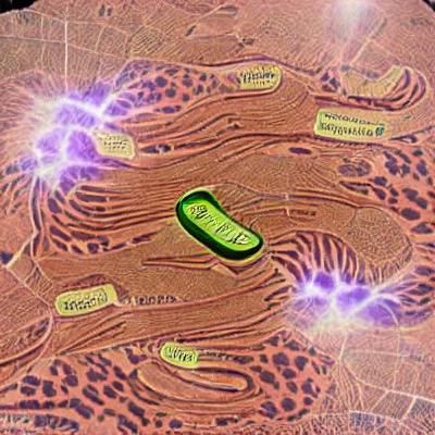 Detailed Mitochondria Illustration