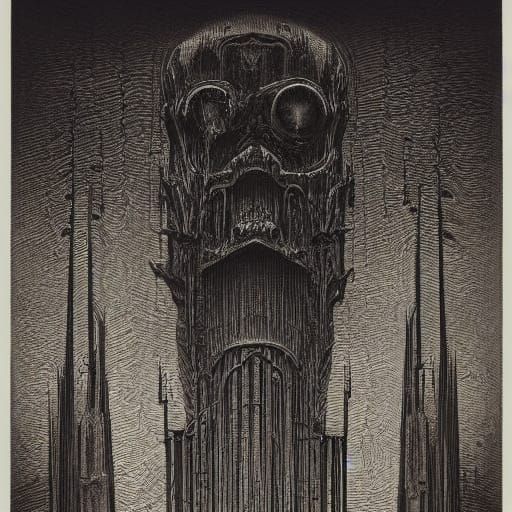 Gothic Ventriloquist Dummy in Moody Coffee Shop