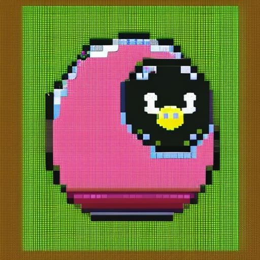 Vintage Tamagotchi Digital Pet Illustration