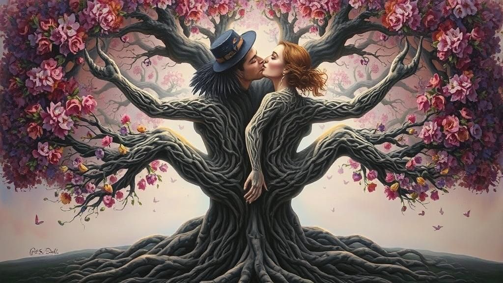 Image: Der verliebte Baum.