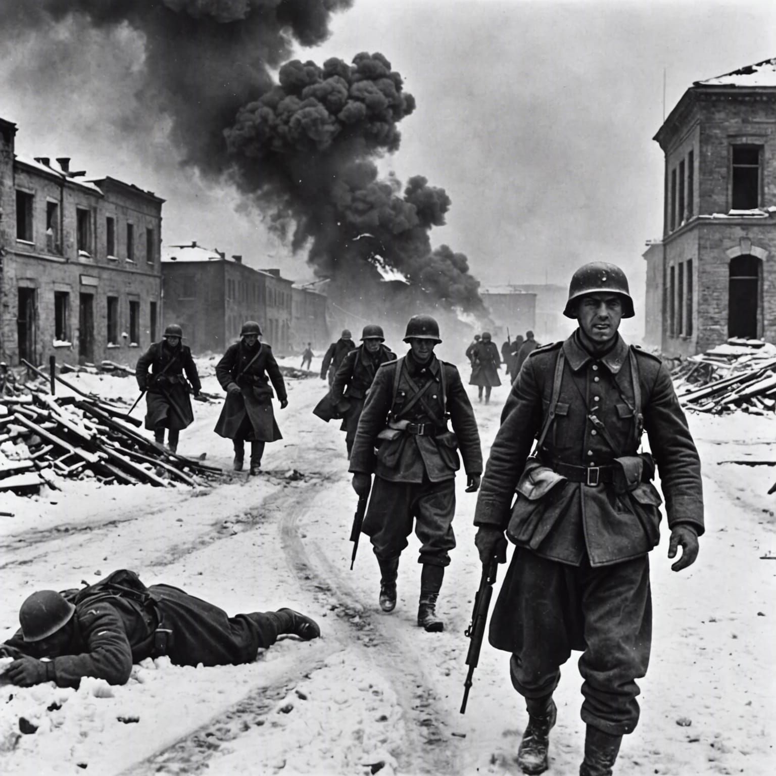 German Soldiers in the Battle of Stalingrad