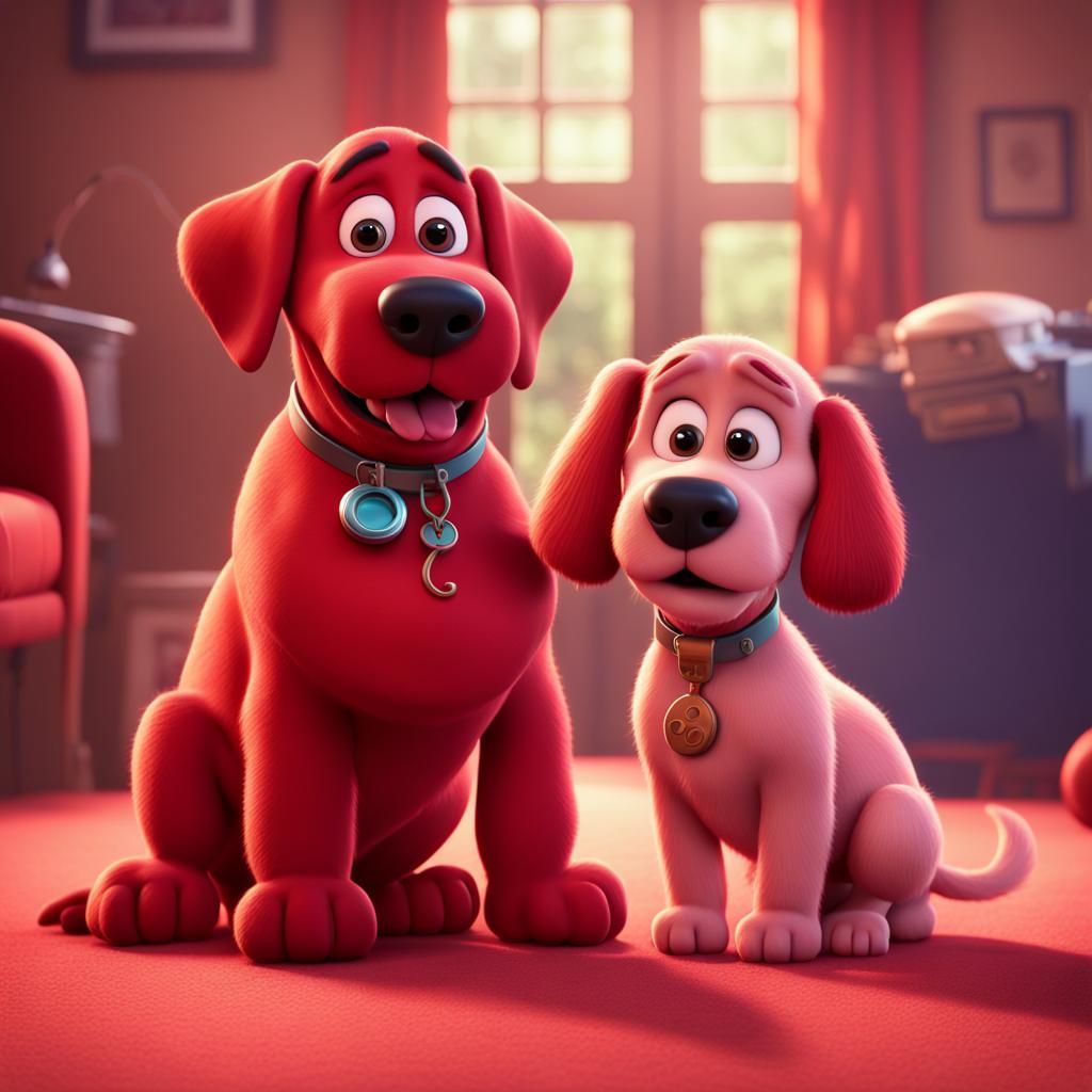 T-Bone and Mimi's Puppies: A Pixar-Style 3D Render