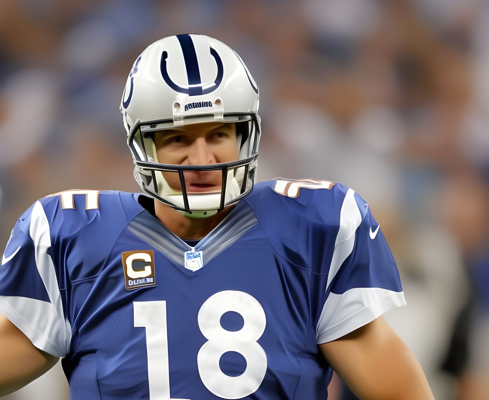 Peyton Manning in Colts Jersey