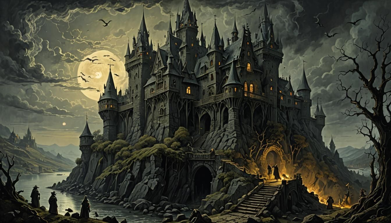 Creepy Witches Castle in Three Portlands