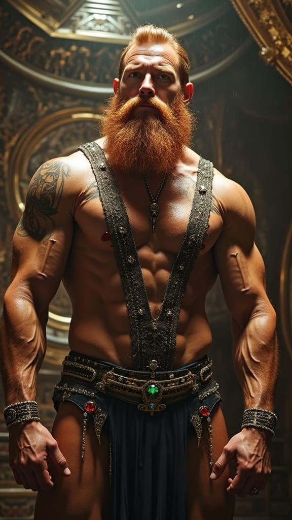Majestic Redneck God Embodies Masculine Strength in Rokoko-I...