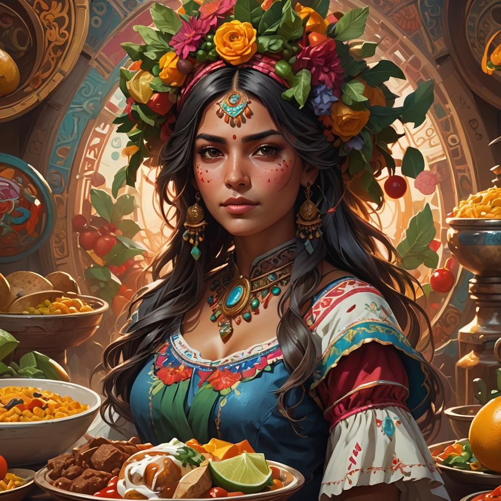 Hyperdetailed Portrait of Mexican Cuisine in Unreal Engine 5