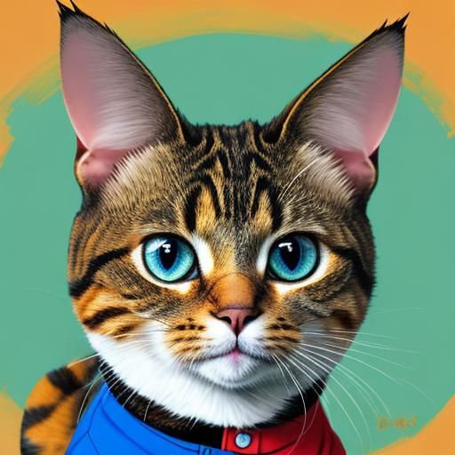 AI Interpretation of Honky Cat